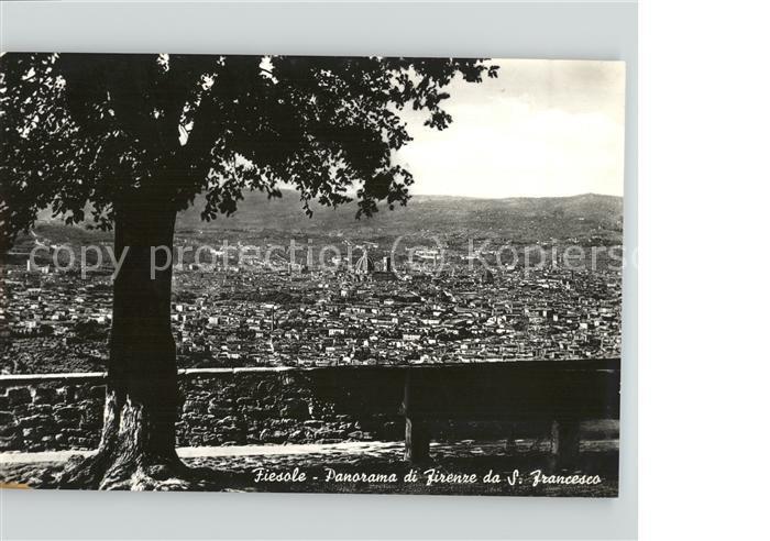 Fiesole Panorama di Firenze da S. Francesco