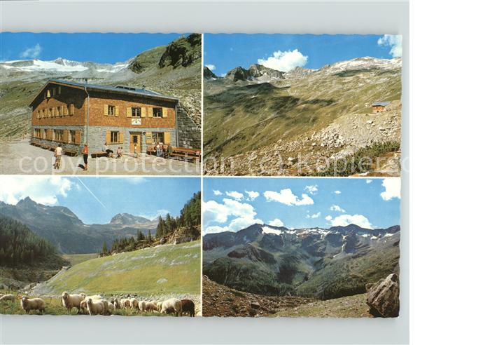 Malta Kaernten Giessenerhuette mit Hochalmspitze Detmoldergrat Steinerne Mandl S