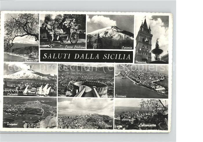 Sicilia Taormina Messina Siracusa Palermo Catania Etna Trapani Enna Caltanisetta