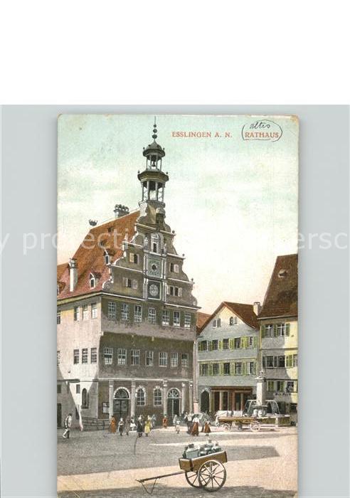Esslingen Neckar Altes Rathaus Brunnen
