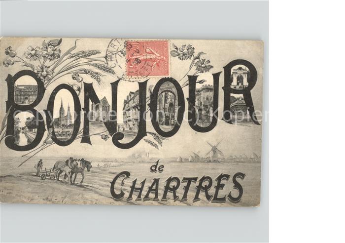 Chartres 28 Vues d_ensembles Moulin Windmühle Felda