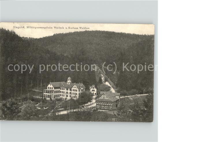 Nagold Militaergenesungsheim Waldeck Kurhaus Waldlust