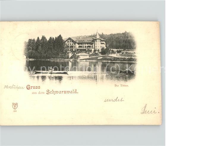 TITISEE Schwarzwald BW Hotel Restaurant am See Paddelboot