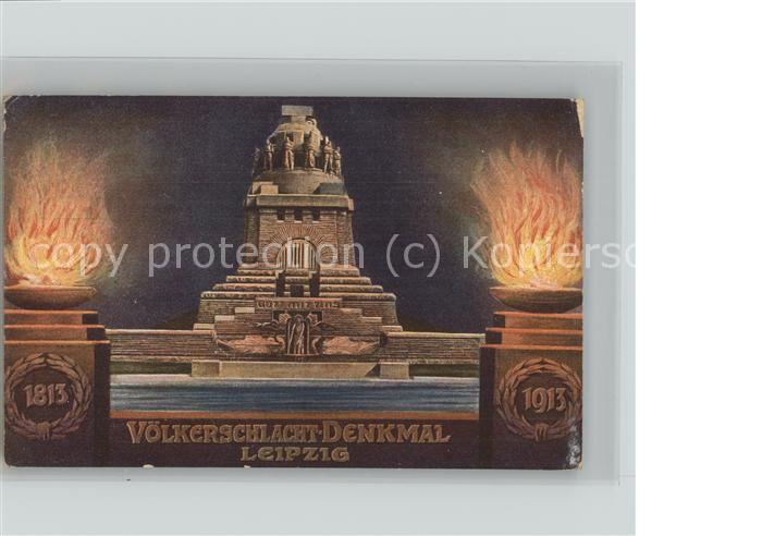 LEIPZIG Sachsen Weihe Voelkerschlacht Denkmal