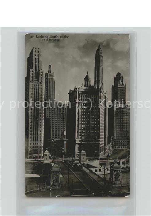 Philadelphia Pennsylvania looking South at Link Bridge Skyscraper