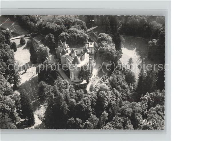 Chastellux-sur-Cure Vue aerienne du Chateau