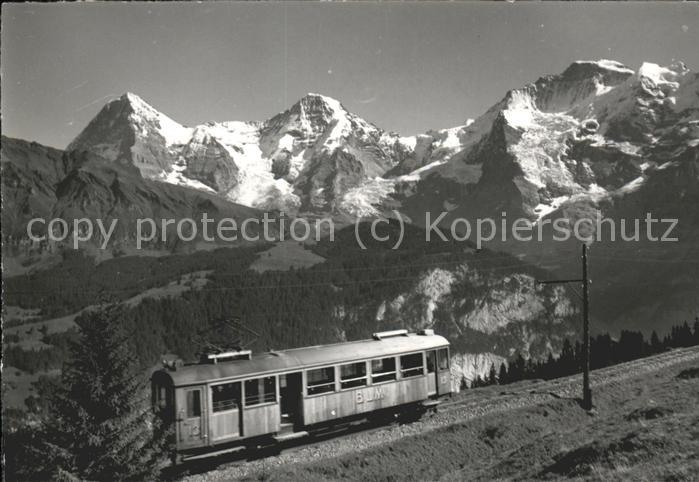 Muerrenbahn Mürren Eiger Mönch Jungfrau