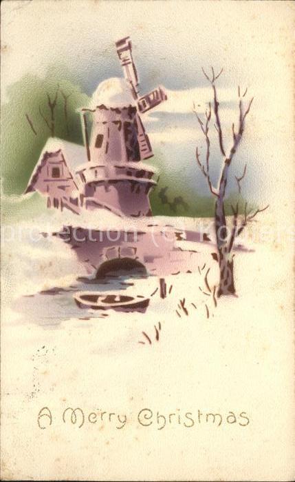 Weihnachten Windmühle