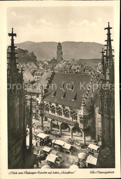 Foto Baumgartner E. Nr. Historisches Kaufhaus Freiburg