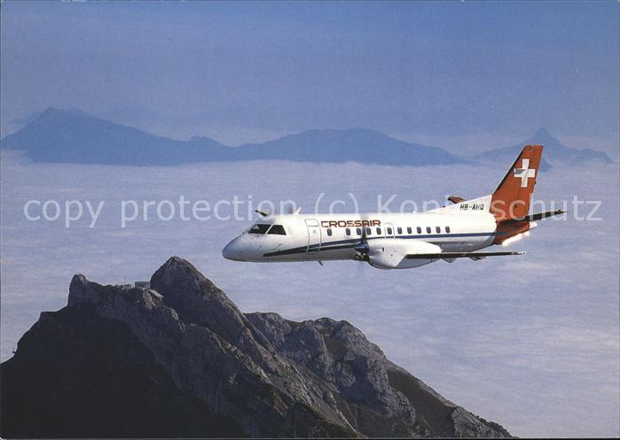 Flugzeuge Zivil Crossair Saab Cityliner