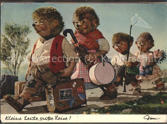 Mecki Nr. 304 Reise Koffer Schmetterlingsnetz Pup