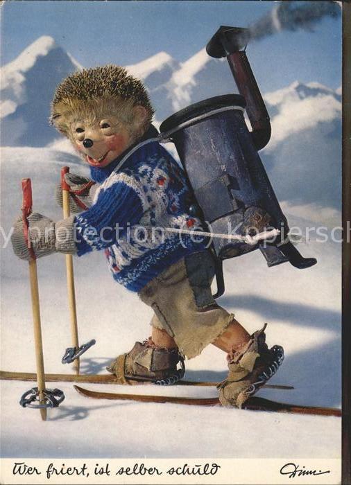 Mecki Nr. 353 Skifahren Heizung