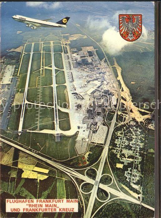 Flughafen Airport Aeroporto Frankfurt/Main Frankfurter Kreuz Fliege