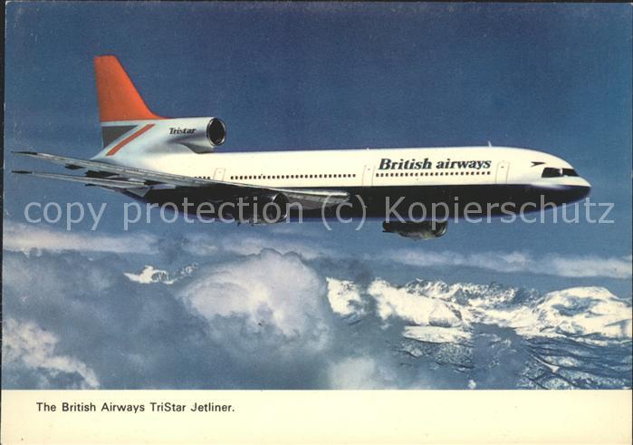 Flugzeuge Zivil British Airways Tristar Jetliner