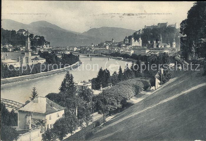 Salzburg Oesterreich Blick vom Muelln