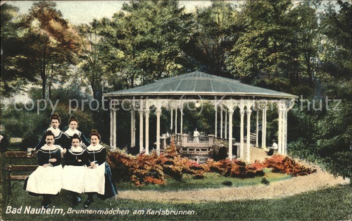 Bad Nauheim Brunnenmaedchen am Karlsbrunnen