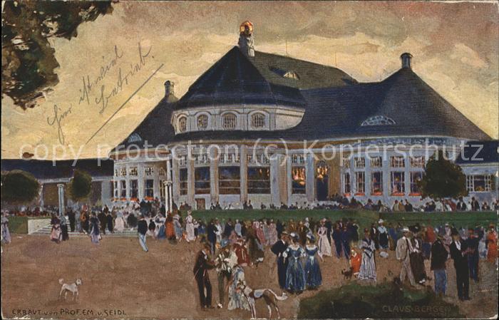 Muenchen Bayern Ausstellung 1910 (Haus erbaut von Prof.Em. v.Seidel (mit Sonders