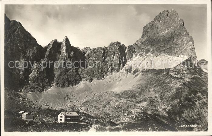 Vomp Tirol Karwendel Lamsenjochhuette Lamsenspitze