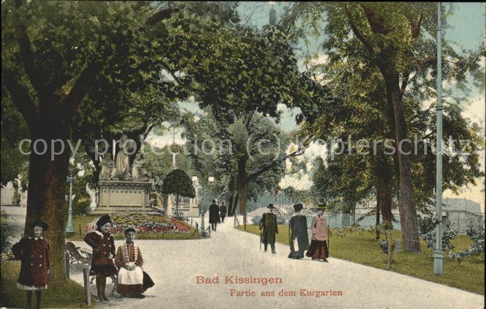 Bad Kissingen Partie aus dem Kurgarten