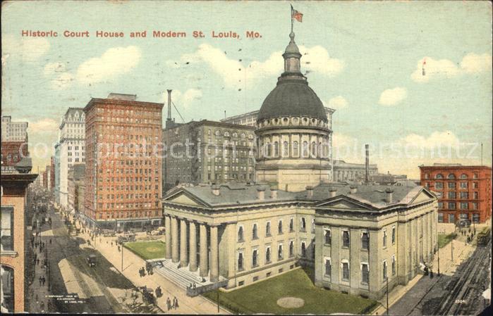 St Louis Missouri Historic Court House and Modern