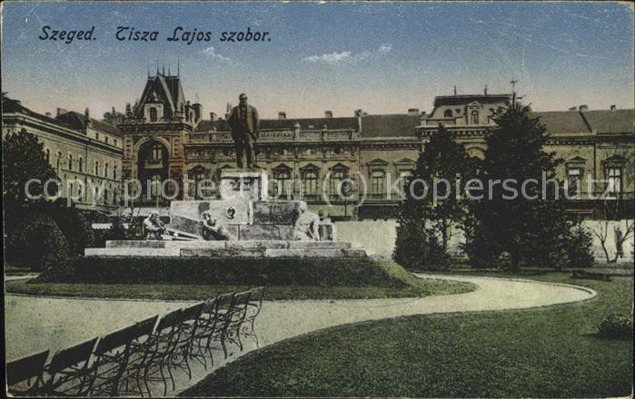 Szeged Tisza Lajos szobor