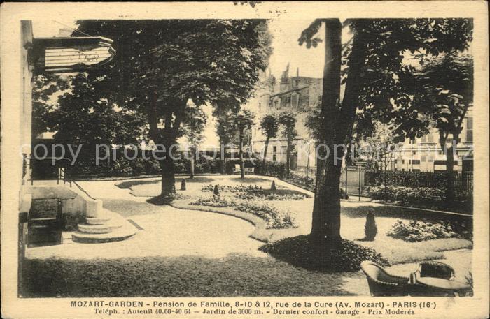 Paris Mozart-Garden Pension de Famille