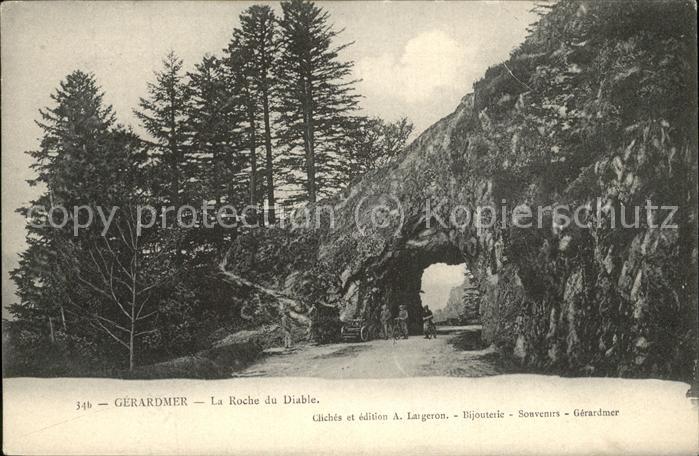 Gerardmer Vosges La Roche du Diable