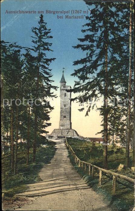 Mariazell Steiermark Aussichtswarte am Buergeralpel