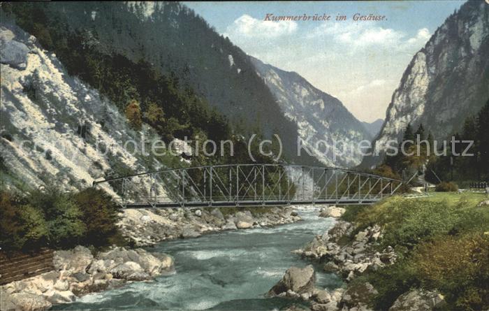 Hieflau Kummerbruecke im Gesaeuse