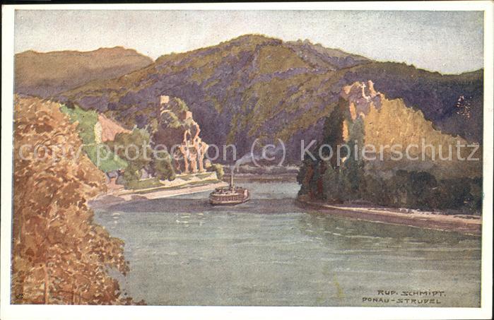 Wien Dampfschiff auf der Donau