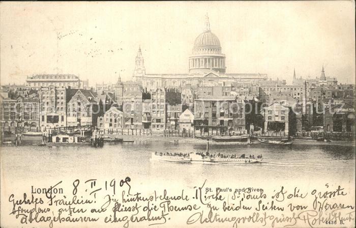 London St.PauL s and River