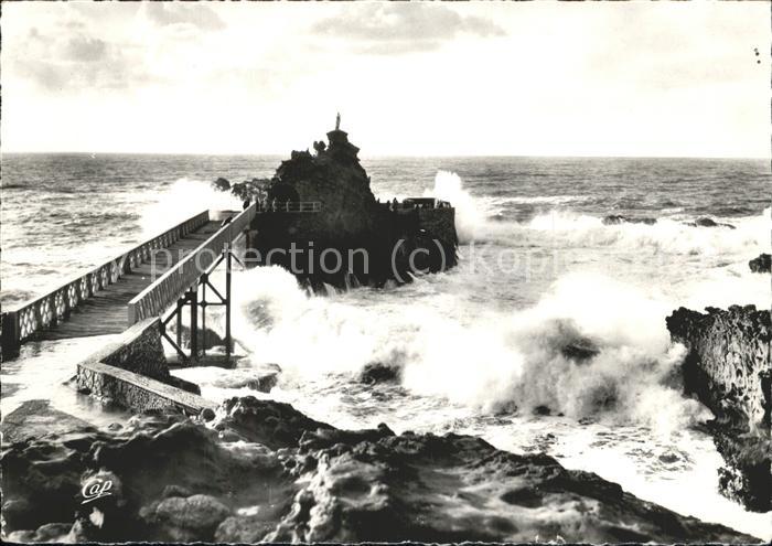 Biarritz Pyrenees Atlantiques Le Rocher de la Vierge