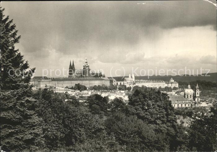 Praha Prahy Prague mit Prager Burg