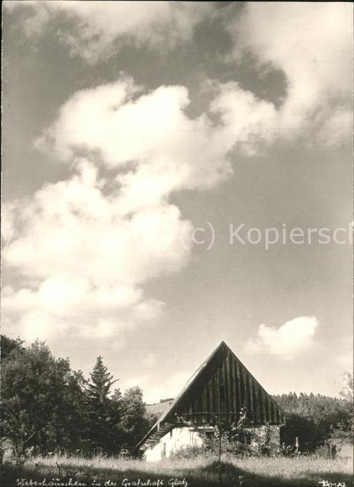 Glatz Niederschlesien Weberhaeuschen in der Grafschaft Glatz