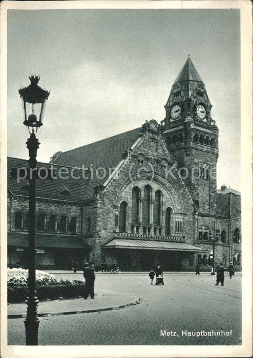 Metz  57 Moselle Hauptbahnhof (Briefmarke)