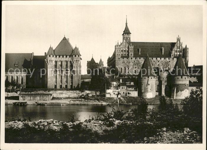 Marienburg Westpreussen Haupthaus des Deutschen Ritterordens