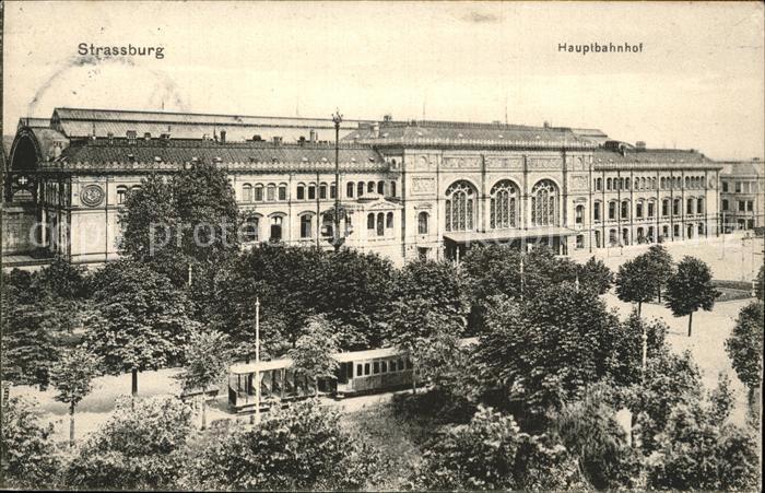 Strassburg Elsass Hauptbahnhof