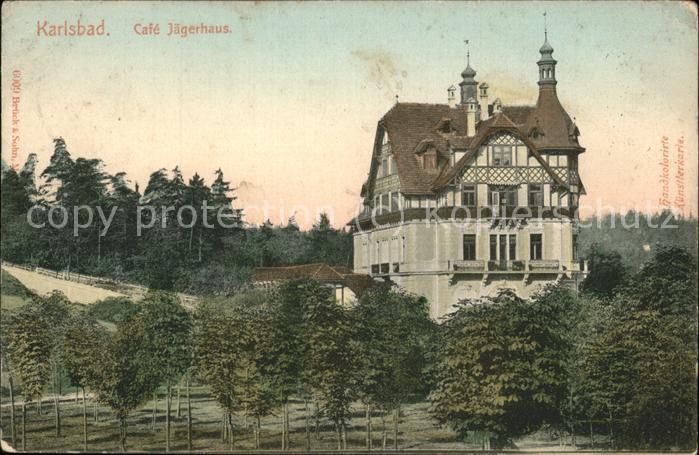 Karlsbad Eger Cafe Jägerhaus