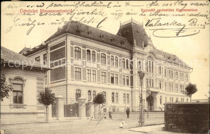 Rimaszombatrol Egyesült protestans fögymnasium