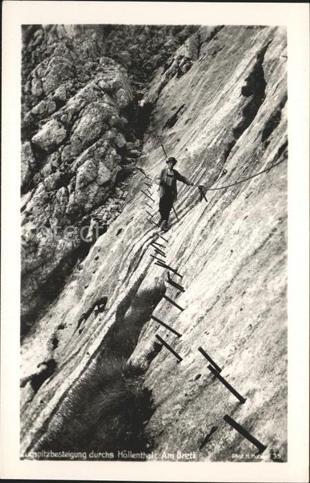 Bergsteigen Klettern Höllenthaler Am Brett