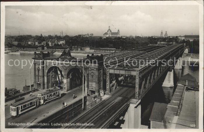 Strassenbahn Rheinbrücken Ludwigshafen-Mannheim
