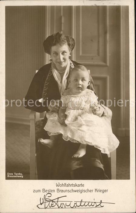 Adel Wohlfahrtskarte Braunschweiger Krieger