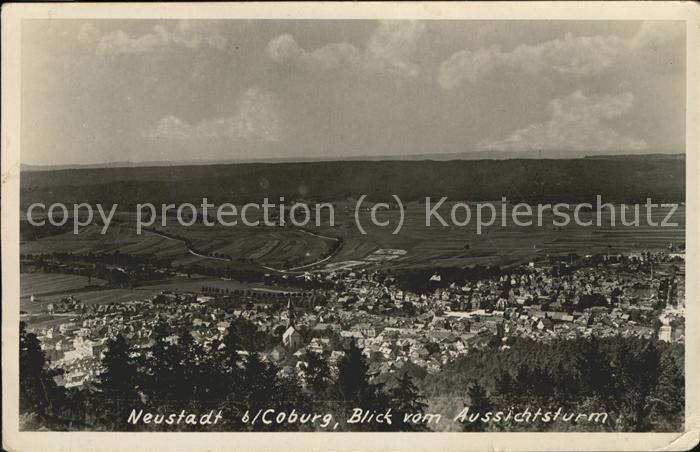 Neustadt Coburg Blick vom Aussichtsturm