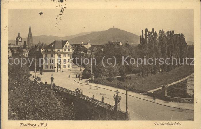 Freiburg Breisgau Friedrichsbruecke