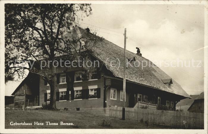 Bernau Schwarzwald Geburtshaus Hans Thoma