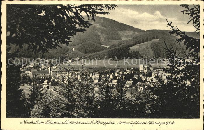 Neustadt Titisee Ortsblick