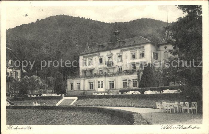 BADENWEILER BW Schloss Hausbaden