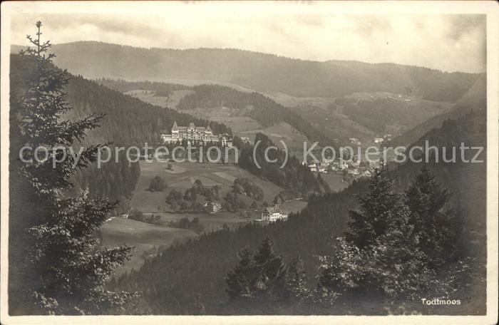 Todtmoos Schwarzwald BW Ortsansicht