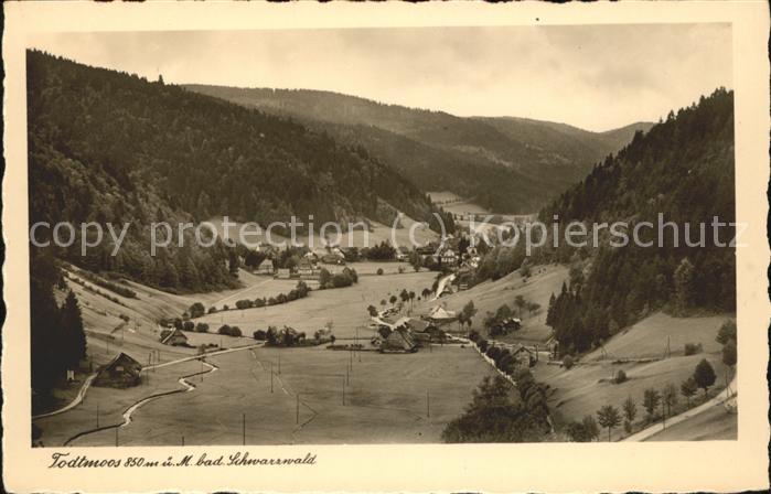 Todtmoos Schwarzwald BW Gesamtansicht