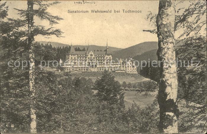 Todtmoos Schwarzwald BW Sanatorium Wehrawald